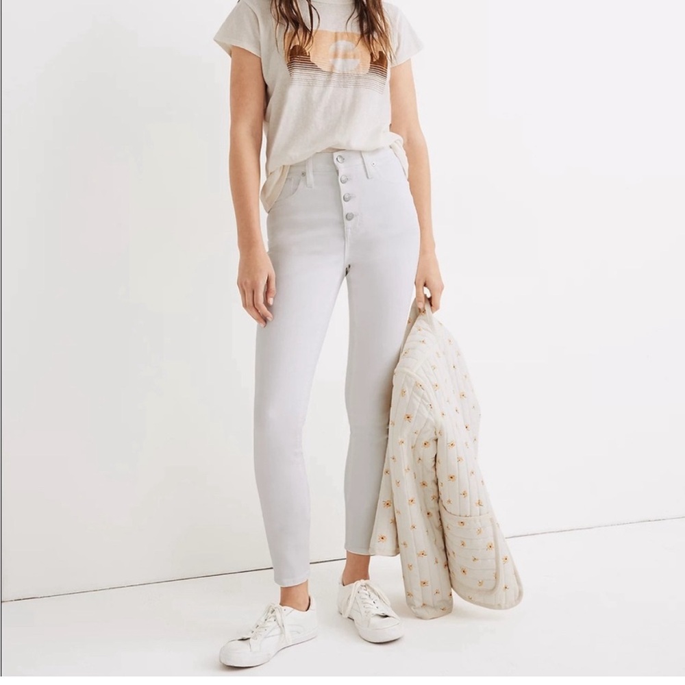 Madewell 10” High Rise Skinny Crop